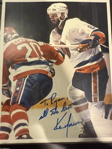Autógrafo firmado por Ken Morrow 8x10 New York Islanders sin certificado de autenticidad personalizado - Imagen 1 de 1