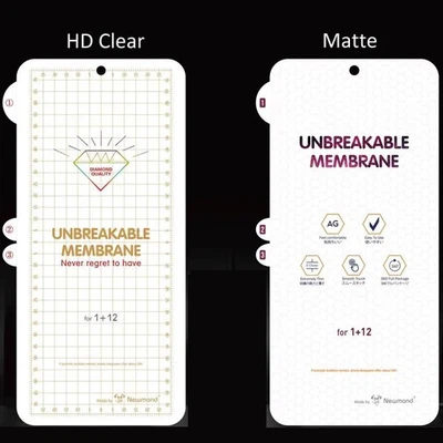 Matte AG HD Hydrogel Film For OnePlus 12 Front Back Transparent Screen Protector - Image 1 of 4