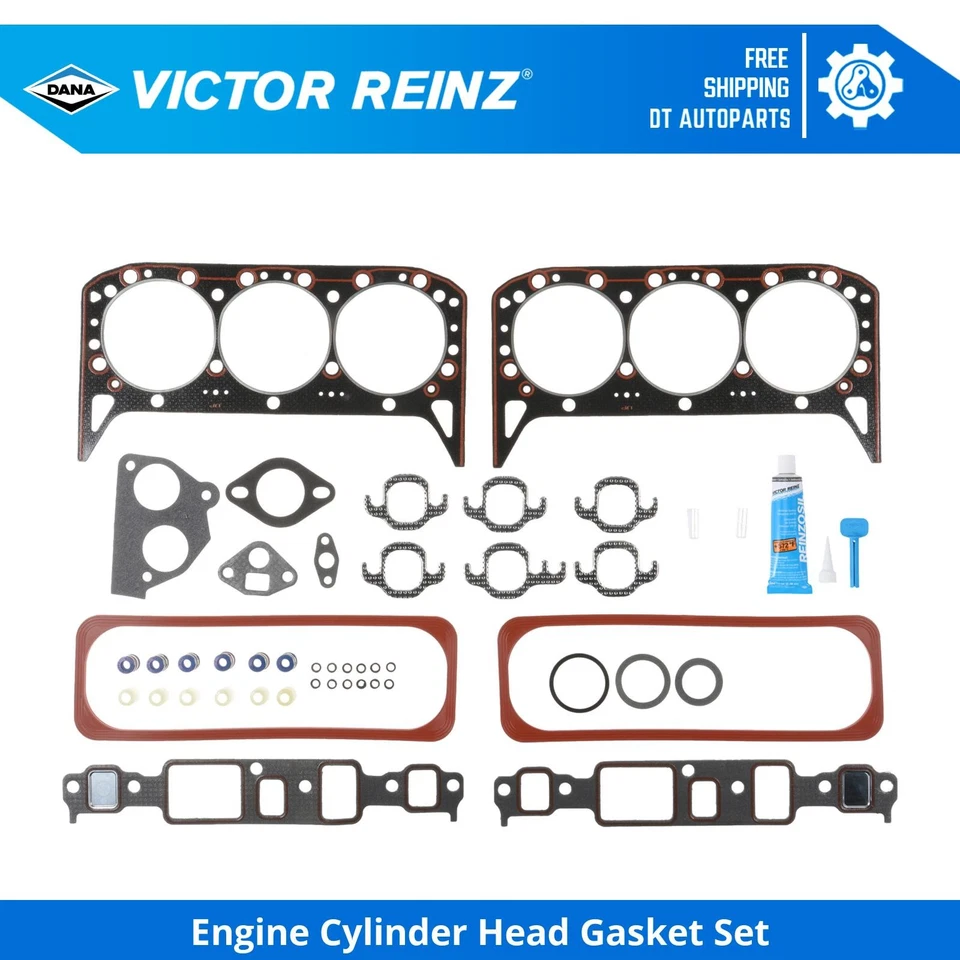 Juego de juntas de culata de motor V6 Victor Reinz 1990-1992 GMC P3500 4,3 L Foto 1 de 1