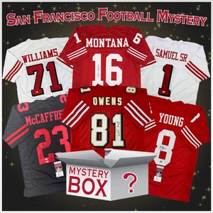Autographed/Signed San Francisco Football Jersey Mystery Box PSA JSA BAS COA - Picture 1 of 1
