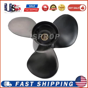 Outboard Boat Propeller 11.6x11 For Tohatsu Nissan Engine 35 40 50HP 13 Spline - Picture 1 of 7