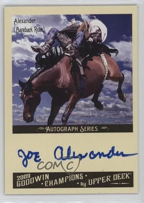 2009 Upper Deck Goodwin Champions Auto Joe Alexander #A-JA Rookie Auto RC - Image 1 of 2