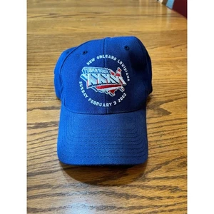 Gorra Super Bowl XXXVI Nueva Orleans Louisiana 3 de febrero de 2002 gorra azul - Imagen 1 de 5