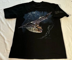 VTG Bat Tee MOODY GARDENS GALVESTON ISLAND HABITAT T-SHIRT Tag removed (M/L?) - Picture 1 of 6