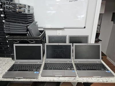 5x Samsung Chromebook 4 XE310XBA 11.6 Intel Celeron Chrome OS Working School #6 Foto 1 de 4