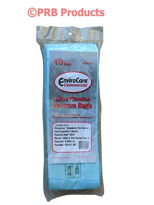 Commercial Vacuum Cleaner Bags Tennant 9007744 Model #V-SMU-14 ECC845 2 ply - Image 1 of 3