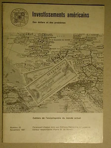 Investissements américains, des dollars et des problèmes - Nombre 1967, n°25 - Imagen 1 de 1