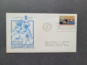 OLYMPIC SUMMER EVENTS GAMES First Day Covers of Issue honoring the OlyMPICS 1980 - Picture 1 of 2