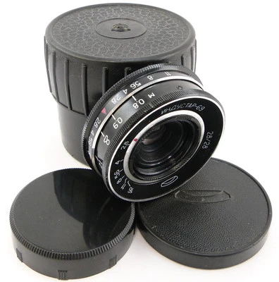 💫PERFECT Con.💫 INDUSTAR-69 2.8/28 Russian USSR Wide Angle Lens M39 MMZ-LOMO 67 - Image 1 of 4