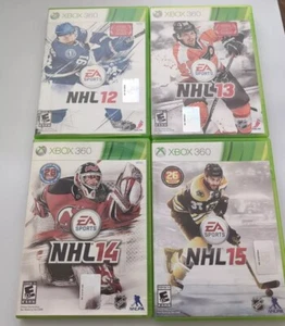 4 EA Sportsl NHL XBox 360 Spiele - NHL 12, NHL 13, NHL 14 & NHL 15 - ohne Handbücher - Bild 1 von 9