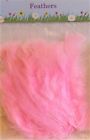 Vibrant Pink / Yellow 15cm Craft Feathers Easter Bonnet / Hat & Card Decorations
