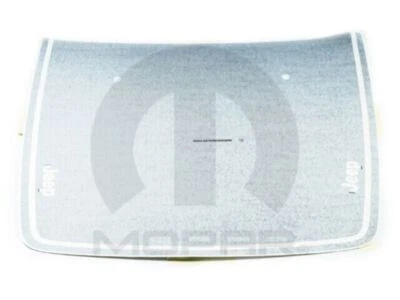 Capó gráfico genuino Mopar 2008-2012 Jeep Liberty logotipo Jeep negro mate 82212888 Foto 1 de 2