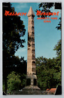 Spirit Lake Massacre Monument Arnolds Park Iowa Ia Day View Vintage Postcard