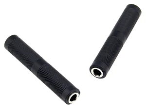 2Pcs 6.35mm 1/4 inch Mono Jack Female Socket Guitar Cable Lead Coupler Adapter - Picture 1 of 4
