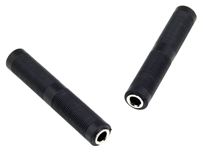 2Pcs 6.35mm 1/4 inch Mono Jack Female Socket Guitar Cable Lead Coupler Adapter - Image 1 of 4