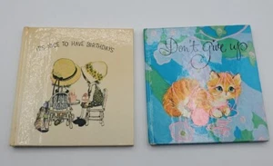 2 libros de regalo American Greetings de colección años 60 inspiradores cumpleaños Holly Hobbie - Imagen 1 de 16