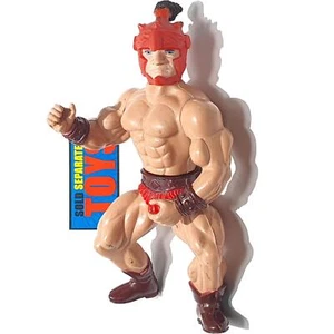 Vtg Muscle Warrior Action figure C Galaxy fighter MOTU KO wrestler REMCO Sungold - Picture 1 of 9