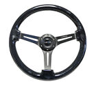 NRG Reinforced Fits Steering Wheel (350mm / 3in. Deep) Black Multi Color Flake