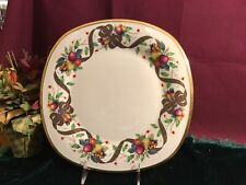 Lenox Holiday Tartan Square Dinner Plate Ivory NEW with Tags First Quality USA