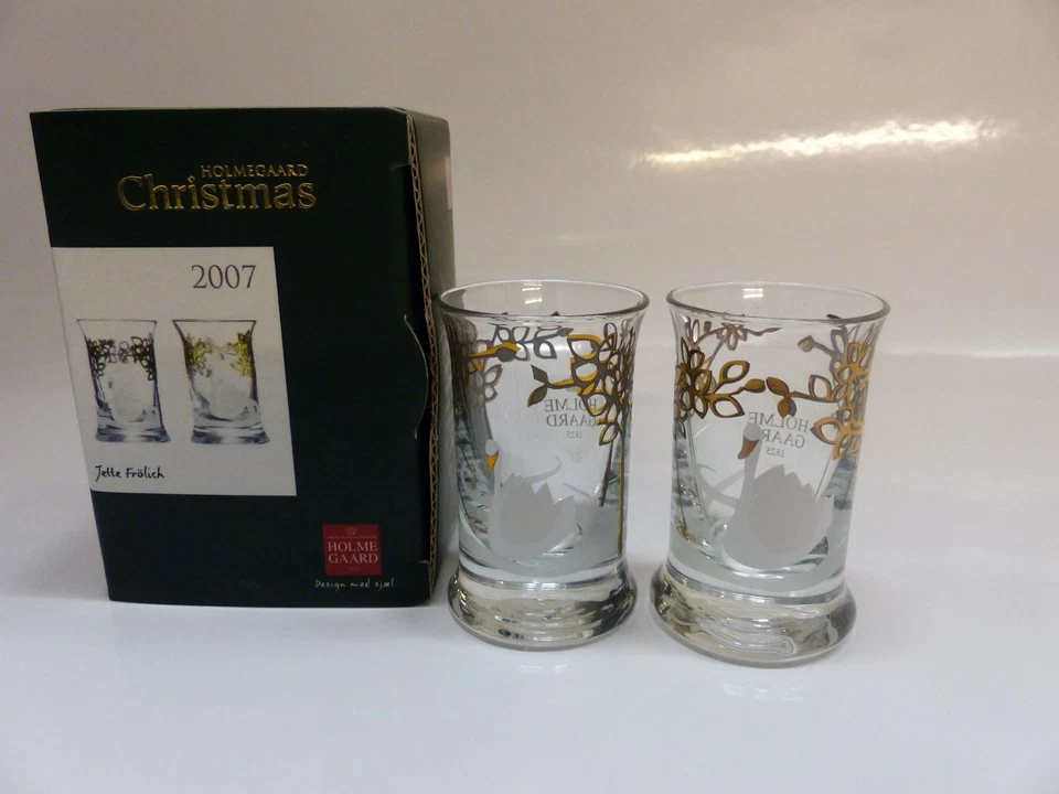 Holmegaard Schnapsglas 2er Set / Schnapsglasset  2007  Neuware, OVP - Bild 1 von 1