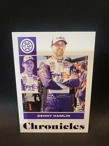 2022 Panini Chronicles - Red #9 Denny Hamlin /99 - Picture 1 of 2