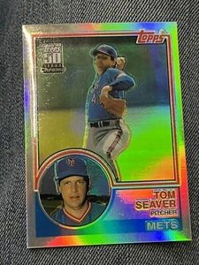 Tom Seaver New York Mets 2001 Topps Chrome Reprint 101T Refractor - Bild 1 von 2