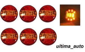 3 Paare 24 V LED Rücklichter Hamburger Rücklampen Für Scania Volvo Lkw Anhänger - Bild 1 von 3