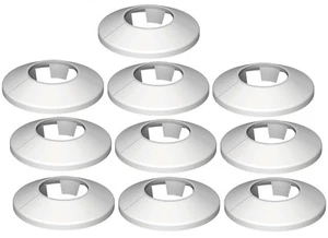 10 x Flamco Abdeckrosette 12 15 18 22 28 Klapprosette Heizkörper Rohrabdeckung - Bild 1 von 1