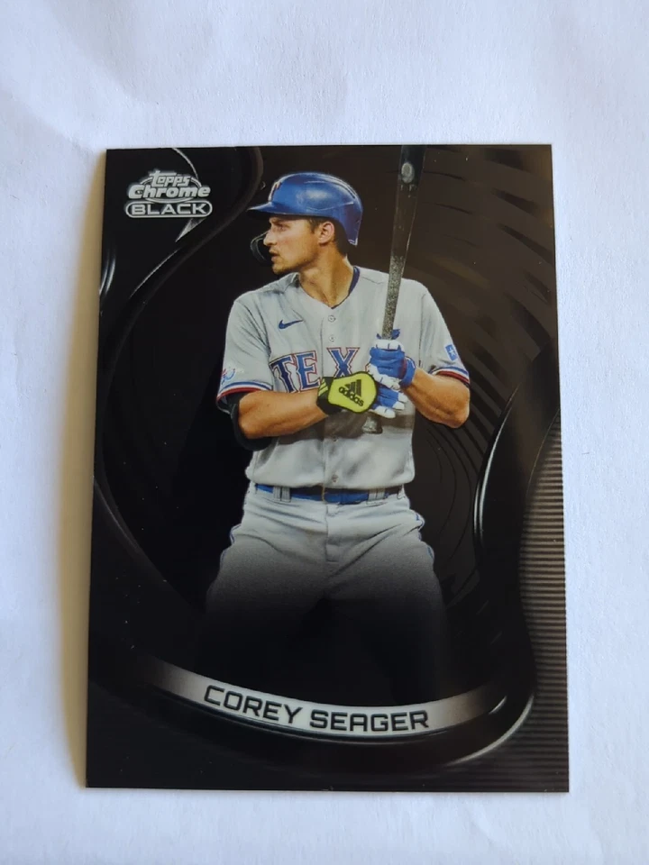 2022 Topps Chrome Black #1 Corey Seager  Texas Rangers - Image 1 of 2