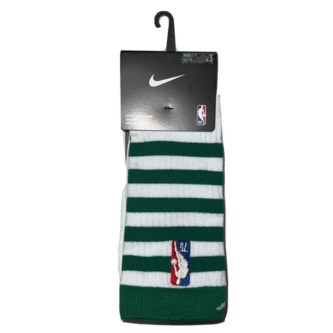 Nike Boston Celtics City Elite NBA 75th Anniversary Crew Socks DA4952-100 Sz XL Cover