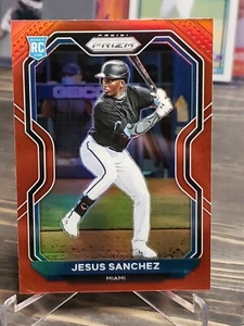 Jesus Sanchez Rc 2021 Panini Prizm Baseball Red Prizm #148 - Picture 1 of 2
