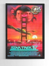 Star Trek Cinema 2000 Movie Posters CARD  P4 Star Trek IV: The Voyage Home 