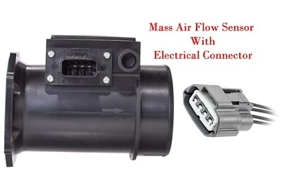 Mass Air Flow Sensor + Connector Fits Nissan 200SX Sentra Tsuru - Image 1 of 4