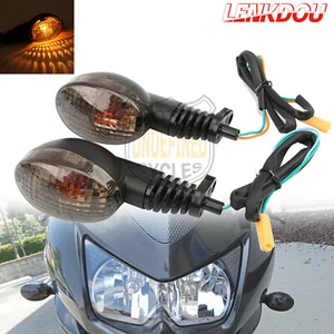 Front Turn Signal Indicator Lamp For Kawasaki Ninja 250R EX250J 2008-2012 Smoke - Bild 1 von 7