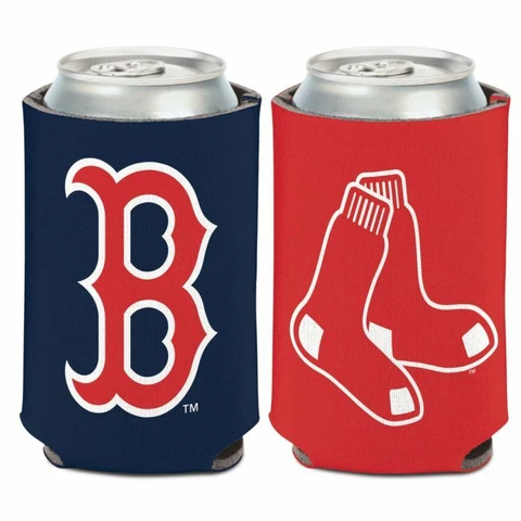 BOSTON RED SOX 2 SIDED CAN COOLER/KOOZIE NEW AND OFFICIALLY LICENSED Cover