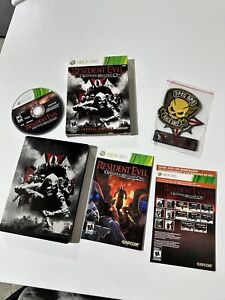 Resident Evil Operation Raccoon City Special Edition XBOX 360 Steelbook Patches