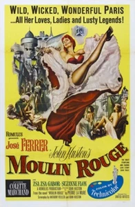 Moulin rojo Zsa Zsa Gabor vintage póster de película impresión - Imagen 1 de 1