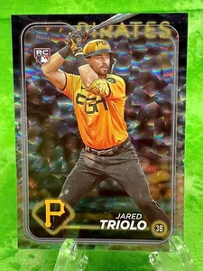 Jared Triolo RC 2024 - Silver Crackle Foil Topps Series 1 #281 Pittsburg Pirates - Picture 1 of 11