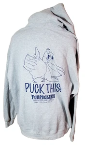 Fudpucker's Gray 3XL Hoodie Sweatshirt Destin FL Gildan Heavy Blend Pockets 3XL - Picture 1 of 8