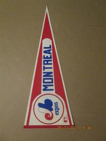 MLB Montreal Expos Vintage Defunct Circa 1980's Style#3 Logo Baseball Pennant Cover