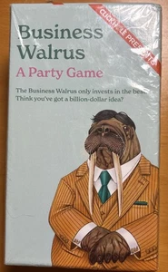 Business Walross - Ein Partyspiel von ClickHole Pitch - Verpackung auf der Oberseite & Rückseite der Box gerissen - Bild 1 von 7