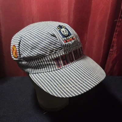 Gorra Thomas & Friends Azul Blanco Rayas Conductor Ingeniero Bordada Niños Foto 1 de 4