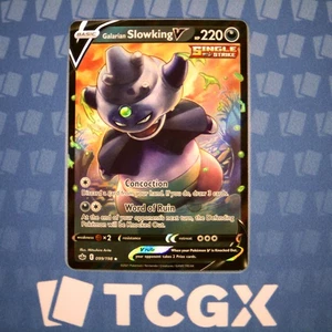 Pokemon - Galarian Slowking V - 099/198 - SWSH06: Chilling Reign - Holo NM - Picture 1 of 1