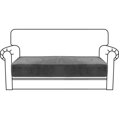 Fundas de cojín de sofá elásticas de terciopelo suaves para sofá de repuesto RV Foto 1 de 4