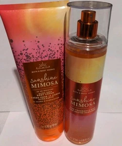 Bath & Body Works SUNSHINE MIMOSA 8 OZ Fine Fragrance Mist X1 (ONE BOTTLE) NEW - Picture 1 of 4
