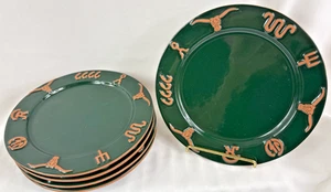 Frankoma Pottery Ranch Brands Ensalada Verde Bosque~~Juego de 5 - Imagen 1 de 3