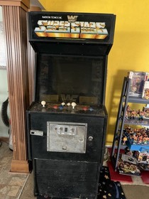 American Technos Inc. WWF Superstars Video Arcade Cabinet Upright Machine