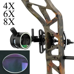 Mira de arco compuesta 1 pin 2 puntos de mira 0,019" ajustable tiro con arco caza tiro - Imagen 1 de 19