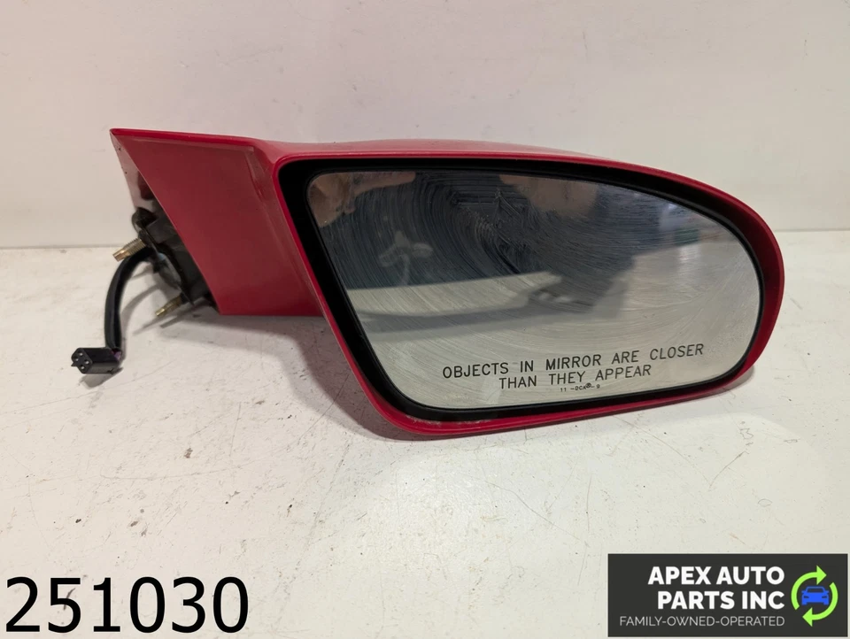 Espelho de visão lateral direito Pontiac Firebird 3,8L vermelho metálico fabricante de equipamento original 2000 - Imagem 1 de 4