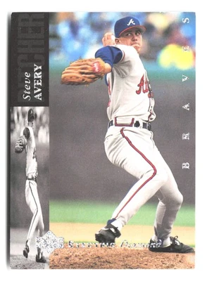 1994 Upper Deck #420 Steve Avery Electric Diamond - Image 1 of 2